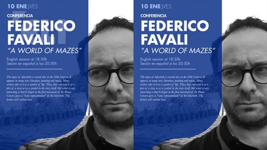Conferencia "A world of mazes" de Federico Favali